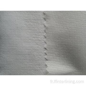 Entoilage tissé 100 % polyester de haute qualité en gros